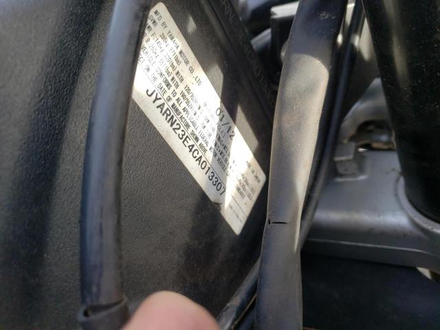 2012 YAMAHA YZFR1 JYARN23E4CA013307