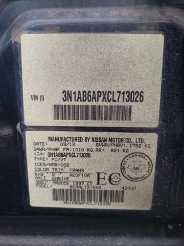 2012 NISSAN SENTRA 2.0 - 3N1AB6APXCL713026