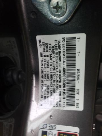 1HGFA16839L006091 Honda Civic Ex 2009. Фото: 9