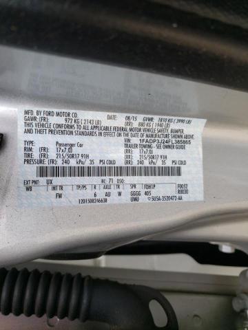 2015 FORD FOCUS TITA 1FADP3J24FL385865