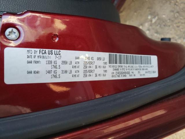 2017 DODGE GRAND CARA 2C4RDGBG0HR843826