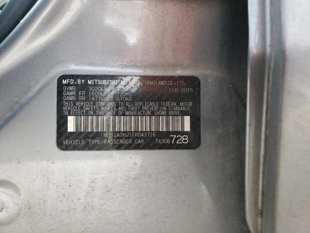 2015 MITSUBISHI MIRAGE DE ML32A3HJ1FH043716