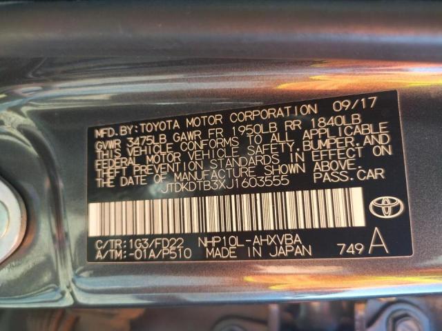 Фото: JTDKDTB3XJ1603555 - 10