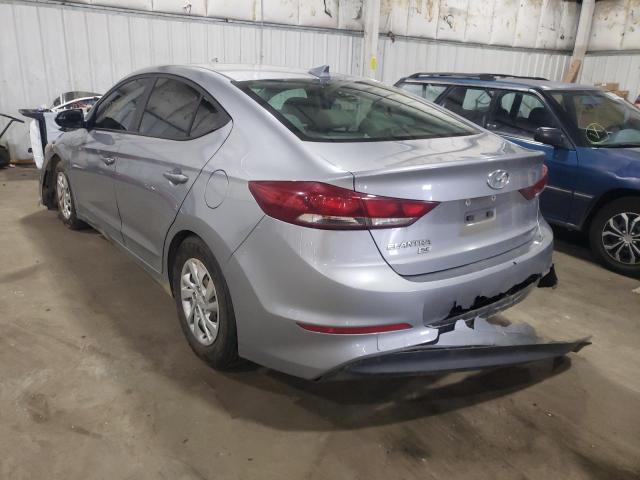 2017 HYUNDAI ELANTRA SE 5NPD74LF3HH160053