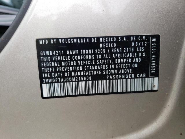 2013 VOLKSWAGEN JETTA SE - 3VWDP7AJ0DM215908