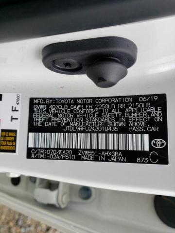 JTDL9RFU2K3010435 Toyota Prius 2019. Фото: 9
