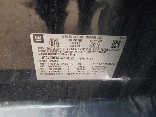 2016 CHEVROLET 1500 1GCVKREC6GZ120592