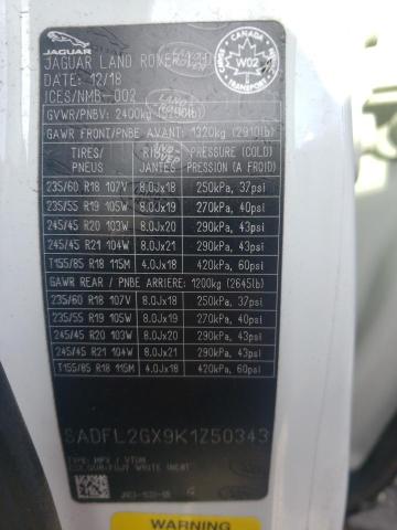 2019 JAGUAR E-PACE R-D SADFL2GX9K1Z50343