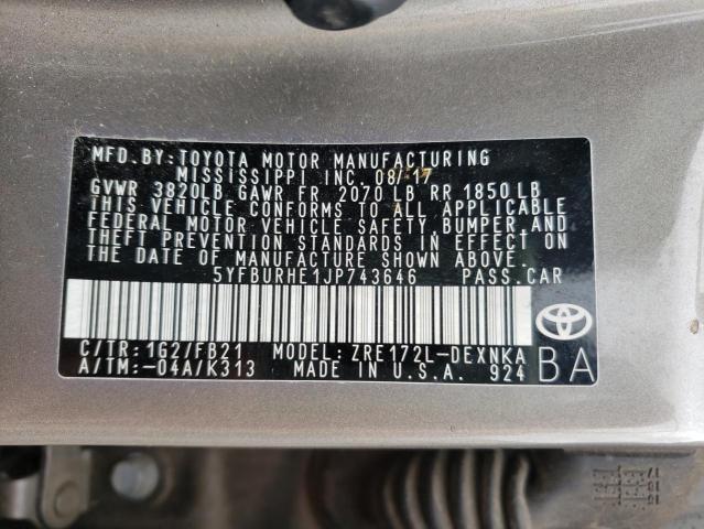 Фото: 5YFBURHE1JP743646 - 10