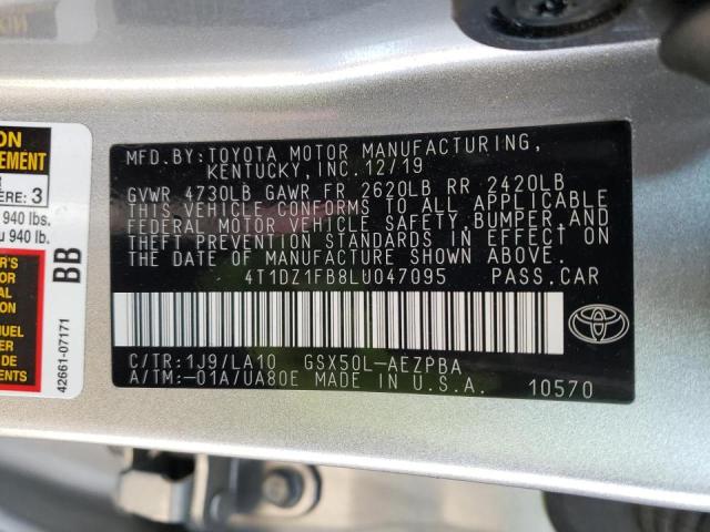 2020 TOYOTA AVALON LIM 4T1DZ1FB8LU047095