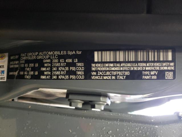 2015 JEEP RENEGADE T ZACCJBCT8FPB27383