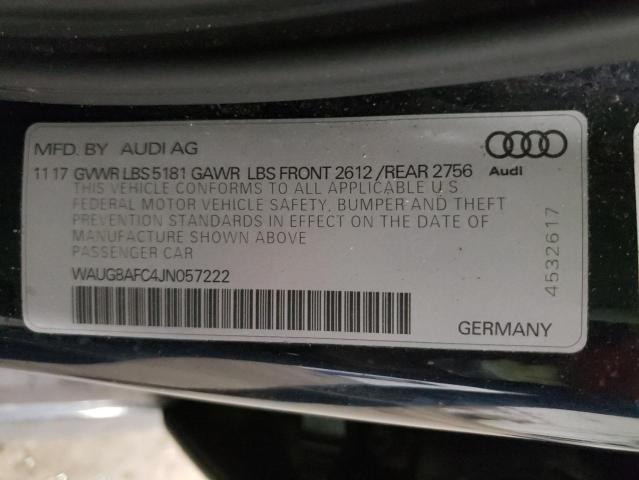 2018 AUDI A6 WAUG8AFC4JN057222