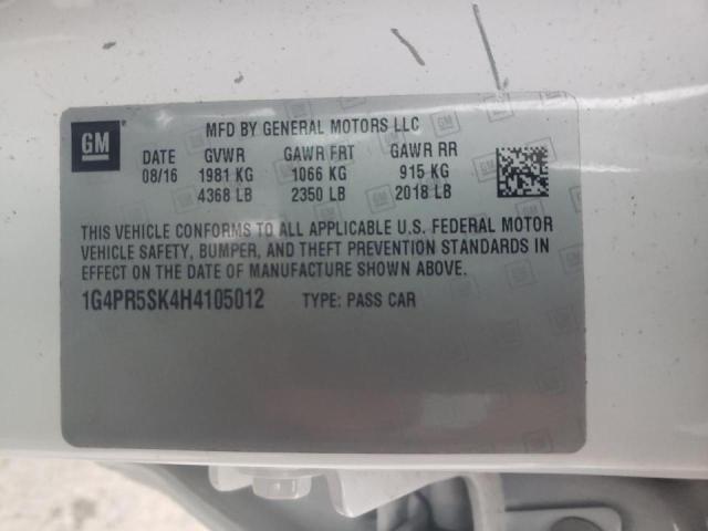 2017 BUICK VERANO 1G4PR5SK4H4105012