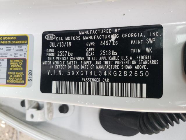 2019 KIA OPTIMA LX 5XXGT4L34KG282650
