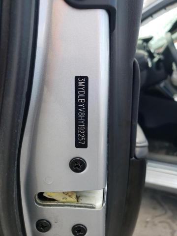 2017 TOYOTA YARIS IA 3MYDLBYV8HY192257