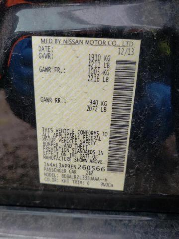 2014 NISSAN ALTIMA 2.5 - 1N4AL3AP9EN260566