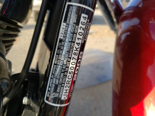 2008 HONDA VT750 C JH2RC50078K410264