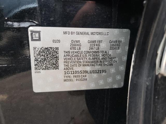2020 CHEVROLET IMPALA PRE - 1G1105S39LU112195