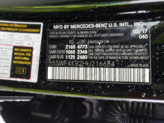 55SWF4KB2HU216684 Mercedes-Benz C 300 4Mat 2017. Фото: 9