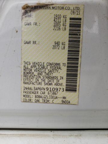 2015 NISSAN ALTIMA 2.5 1N4AL3AP6FN910973