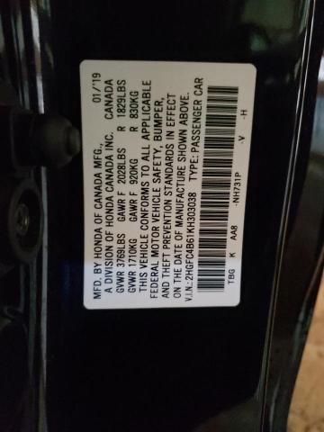 2019 HONDA CIVIC LX 2HGFC4B61KH303038