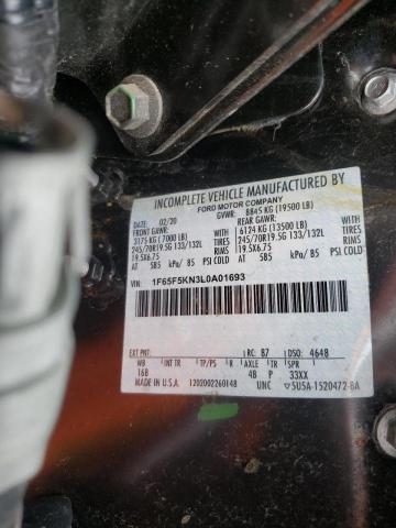 2020 FORD F59 1F65F5KN3L0A01693