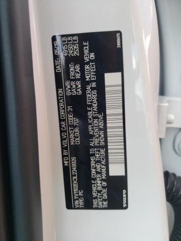2020 VOLVO V60 T5 MOM YV1102EK3L2349926