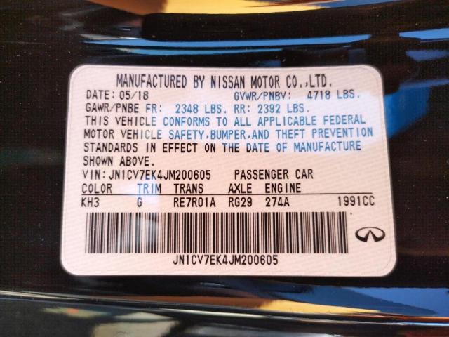 2018 INFINITI Q60 PURE JN1CV7EK4JM200605
