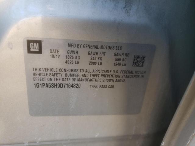 2013 CHEVROLET CRUZE LS - 1G1PA5SH9D7164820