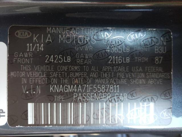 2015 KIA OPTIMA LX KNAGM4A71F5587811