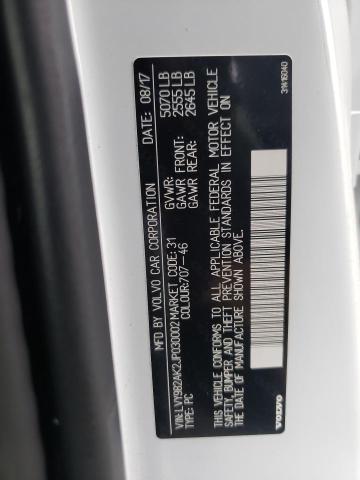 2018 VOLVO S90 T5 MOM LVY982AK2JP030002