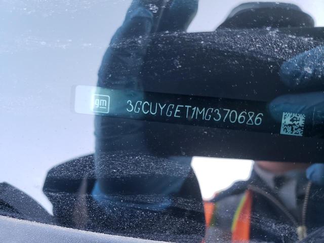 2021 CHEVROLET 1500 SILVE 3GCUYGET1MG370686