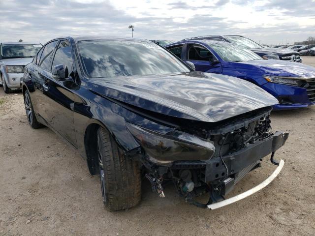 Vehiculos salvage en venta de Copart Houston, TX: 2019 Infiniti Q50 Luxe