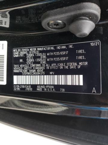 5TDYRKEC2NS084379 Toyota Sienna Xle 2022. Фото: 9