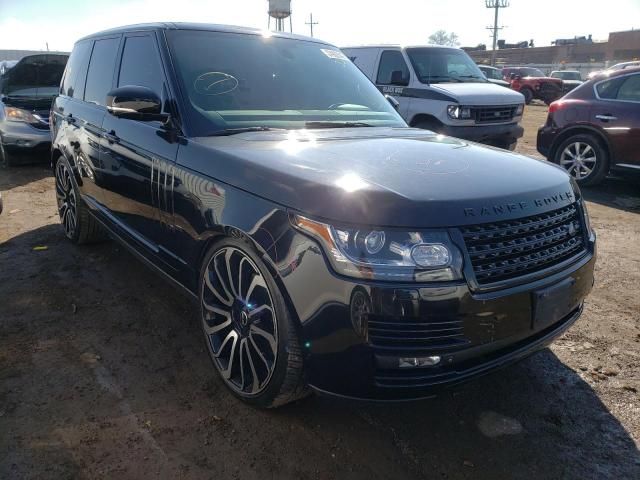 Salvage cars for sale at Chicago Heights, IL auction: 2015 Land Rover Range Rover