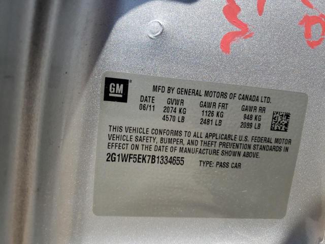 2011 CHEVROLET IMPALA LS - 2G1WF5EK7B1334655