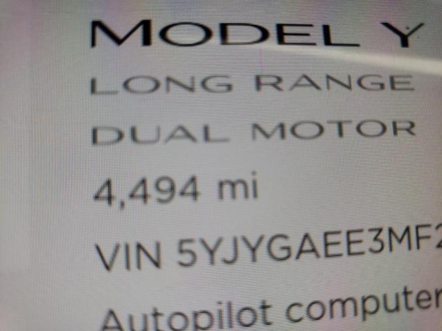 5YJYGAEE3MF265799 Tesla Model Y 2021. Фото: 7