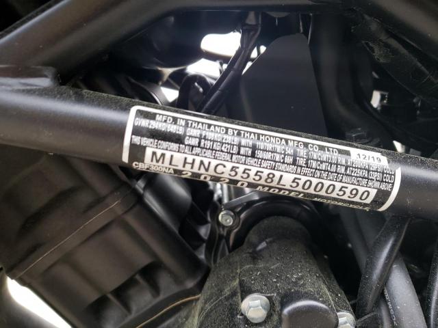 2020 HONDA CBF300 NA MLHNC5558L5000590