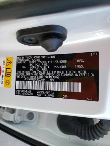 2015 LEXUS NX 200T JTJBARBZ8F2003664