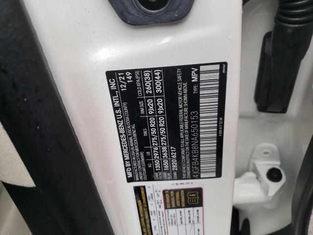 2022 MERCEDES-BENZ GLE CLASS 4JGFB4KB8NA650153