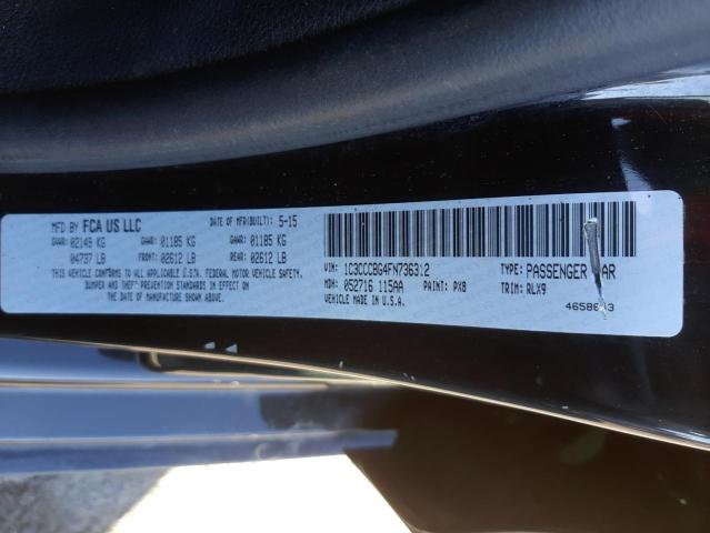 2015 CHRYSLER 200 S 1C3CCCBG4FN736312