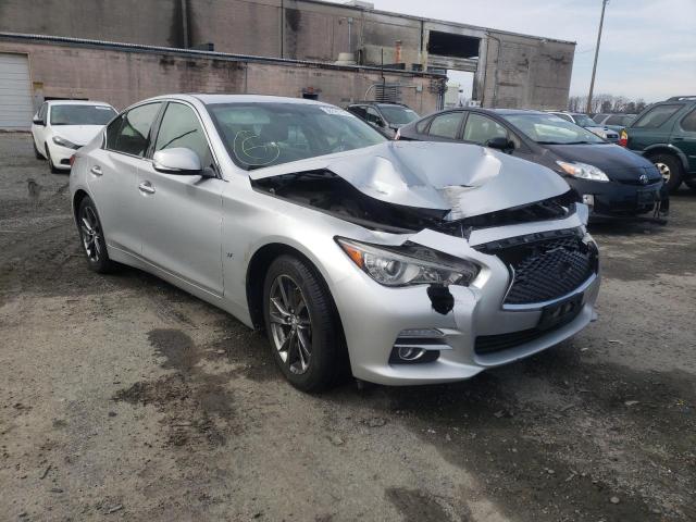 Salvage cars for sale from Copart Fredericksburg, VA: 2015 Infiniti Q50 Base