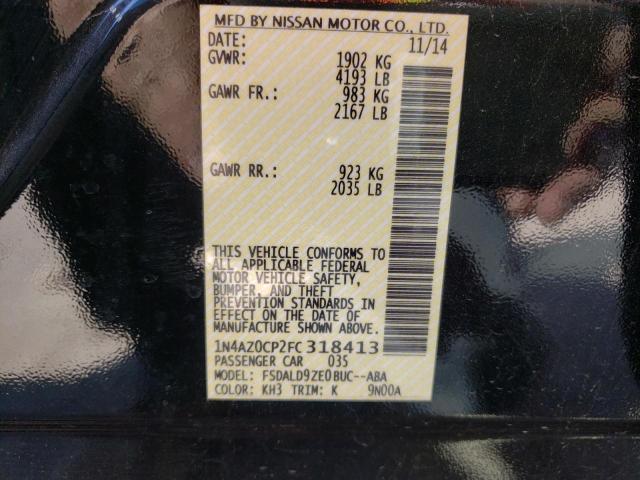 2015 NISSAN LEAF S 1N4AZ0CP2FC318413