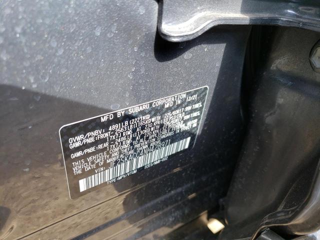 2022 SUBARU FORESTER JF2SKACC4NH428971