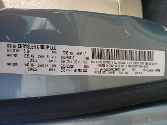 2010 CHRYSLER TOWN & COU - 2A4RR8DX5AR339132