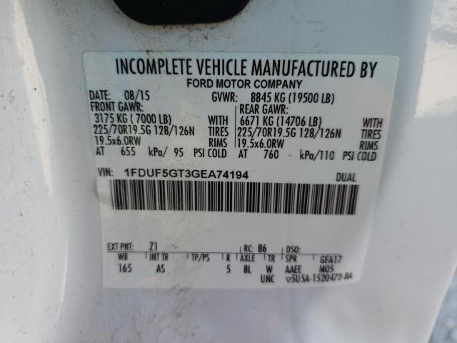 2016 FORD F550 SUPER 1FDUF5GT3GEA74194