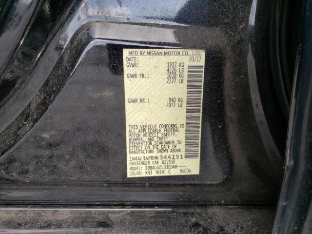 2017 NISSAN ALTIMA 2.5 1N4AL3AP0HN344151