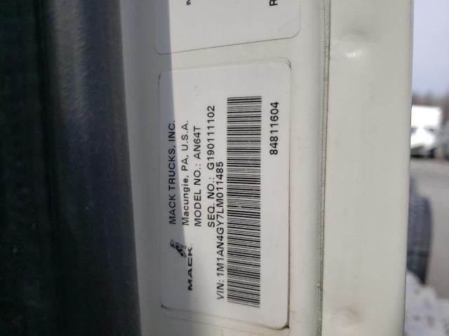 1M1AN4GY7LM011485 Mack Anthem 2020. Фото: 9