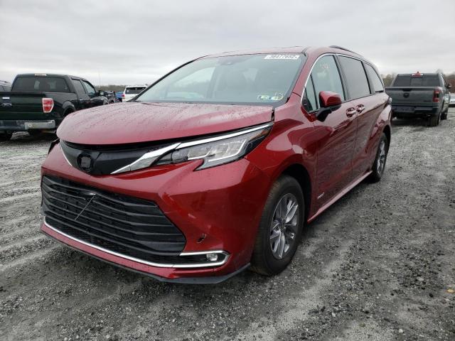 5TDJSKFC8MS037909 Toyota Sienna Xle 2021. Фото: 1