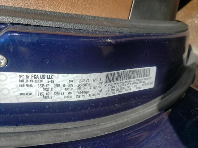 2018 CHRYSLER PACIFICA 2C4RC1GG6JR212433